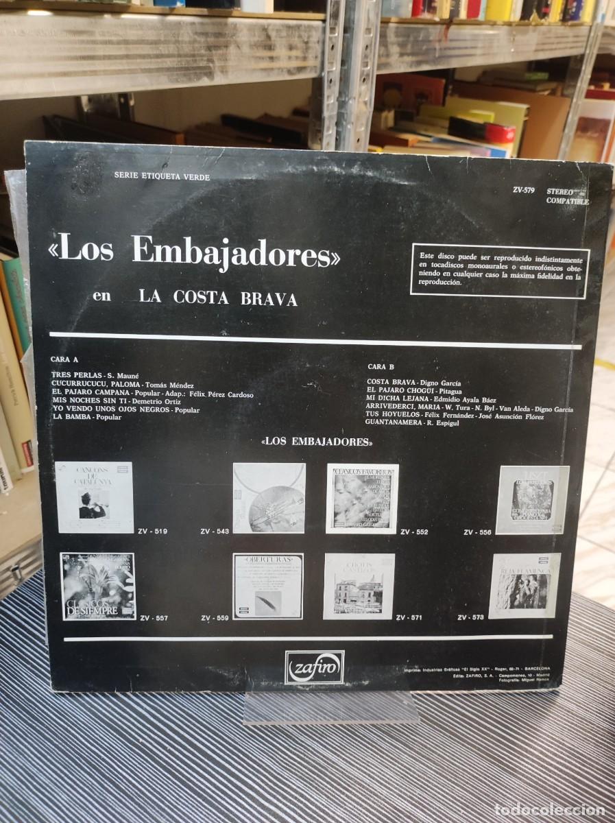 Discos de vinilo: Los Embajadores &ndash; La Costa Brava - Foto 2