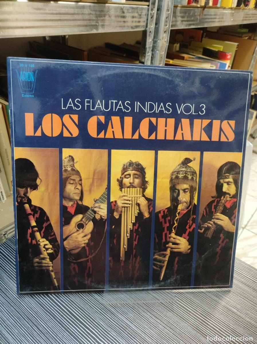 Discos de vinilo: Los Calchakis &ndash; Las Flautas Indias, Vol. 3 - Foto 1