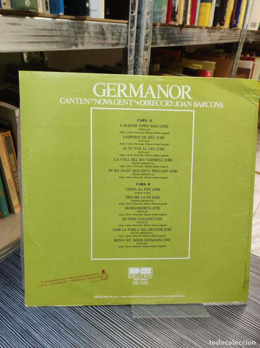 Discos de vinilo: Nova Gent Direcci&oacute;: Joan Barcons &ndash; Germanor - Foto 2
