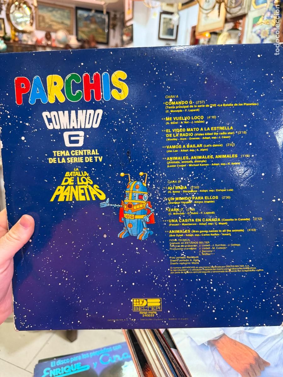 Discos de vinilo: LP PARCHIS - COMANDO G - Foto 3