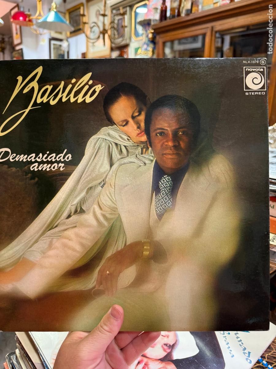 Discos de vinilo: LP BASILIO - DEMASIADO AMOR - Foto 1