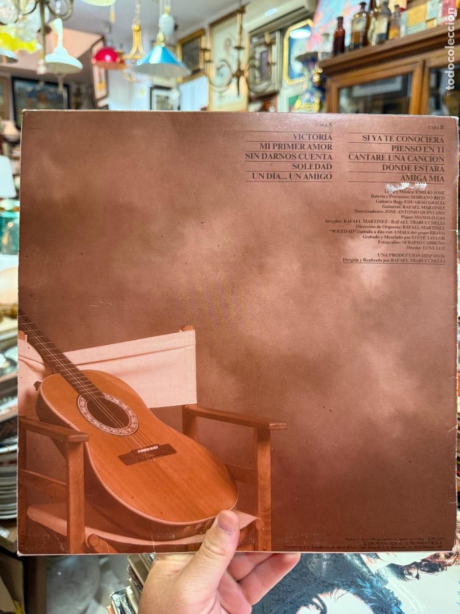 Discos de vinilo: LP EMILIO JOSE - VICTORIA - Foto 2