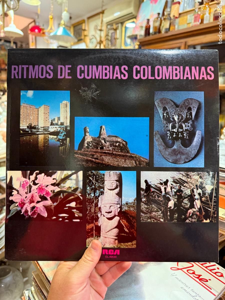 Discos de vinilo: LP RITMOS DE CUMBIAS COLOMNIANAS - Foto 1