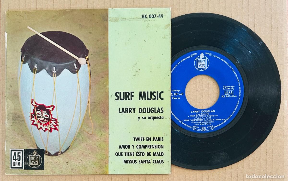 Vinyl-Schallplatten: SURF MUSIC LARRY DOUGLAS EP TWIST EN PARIS 1963