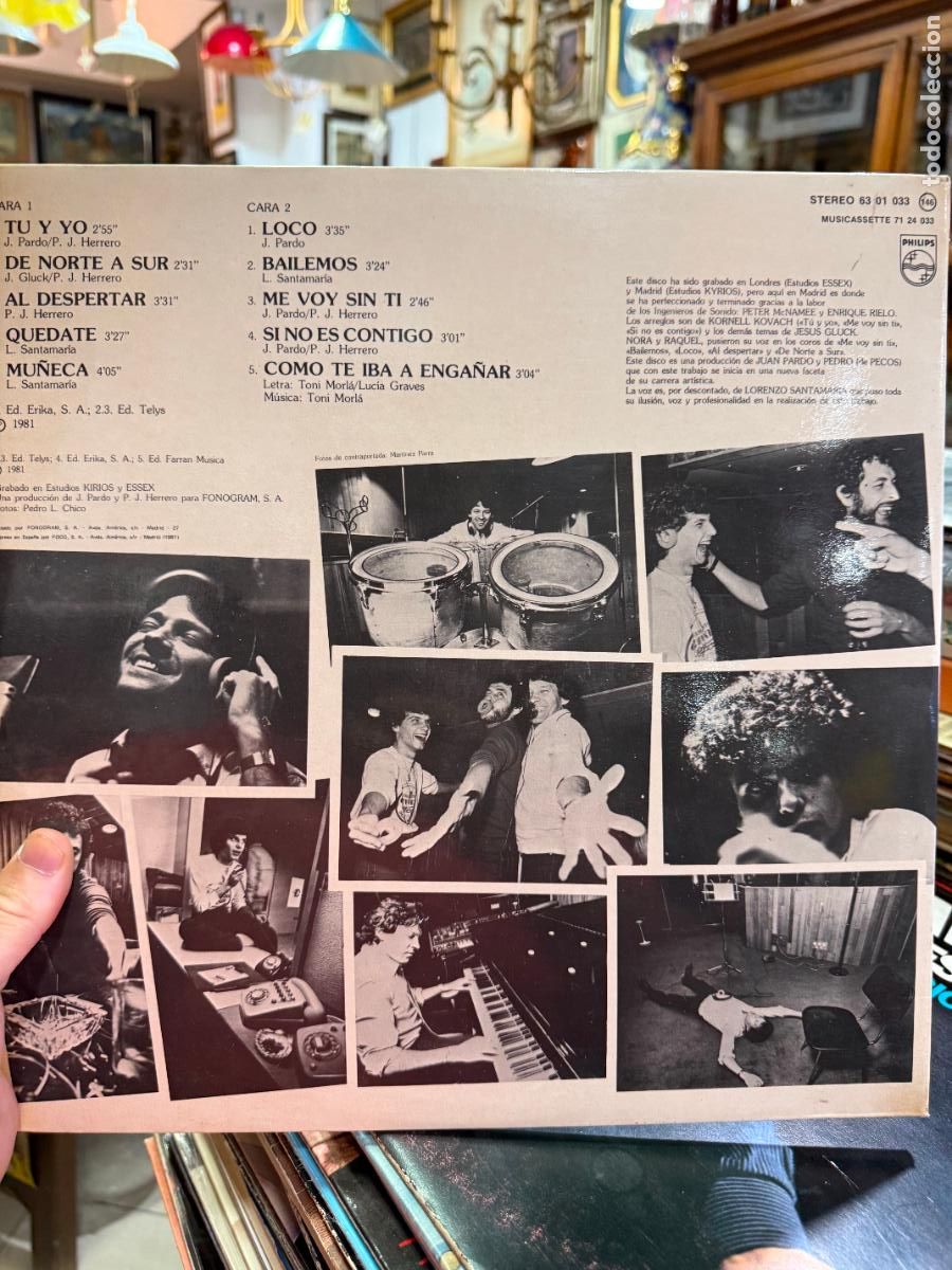 Discos de vinilo: LP LORENZO SANTAMARIA - Foto 2