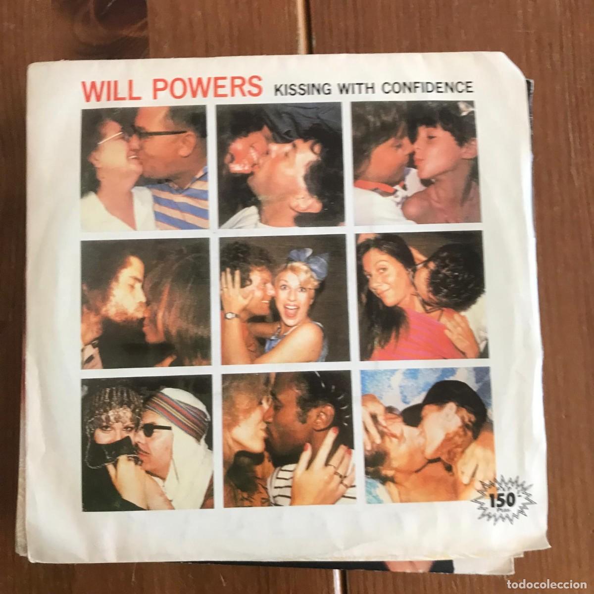 Discos de vinilo: WILL POWERS - KISSING WITH CONFIDENCE - SINGLE ISLAND 1983 - Foto 1