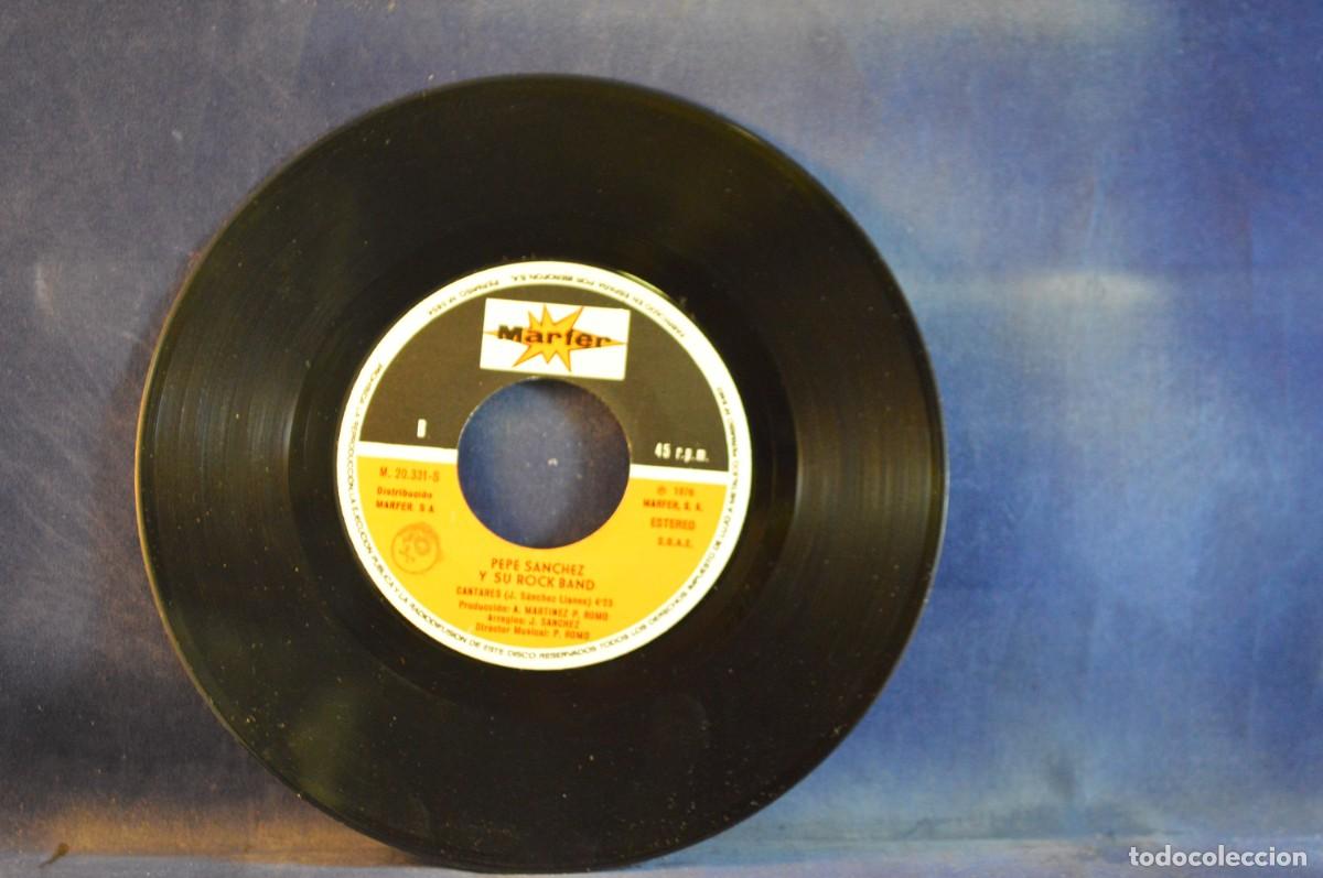 Discos de vinilo: PEPE SANCHEZ Y SU ROCK BAND &ndash; SENTIMIENTO - SINGLE - Foto 3