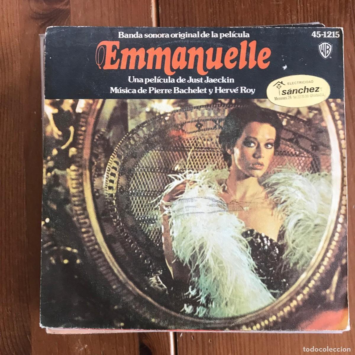 Discos de vinilo: EMMANUELLE - OST - SINGLE HISPAVOX 1975 - Foto 1