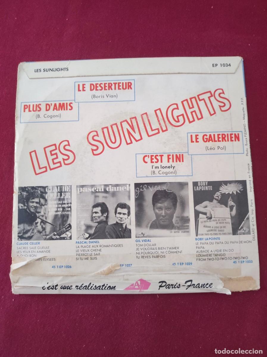 Discos de vinilo: Lote: Les Sunlights 2 eps - Foto 5