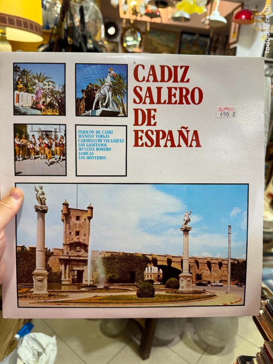 Discos de vinilo: LP CADIZ SALERO DE ESPA&Ntilde;A - Foto 1