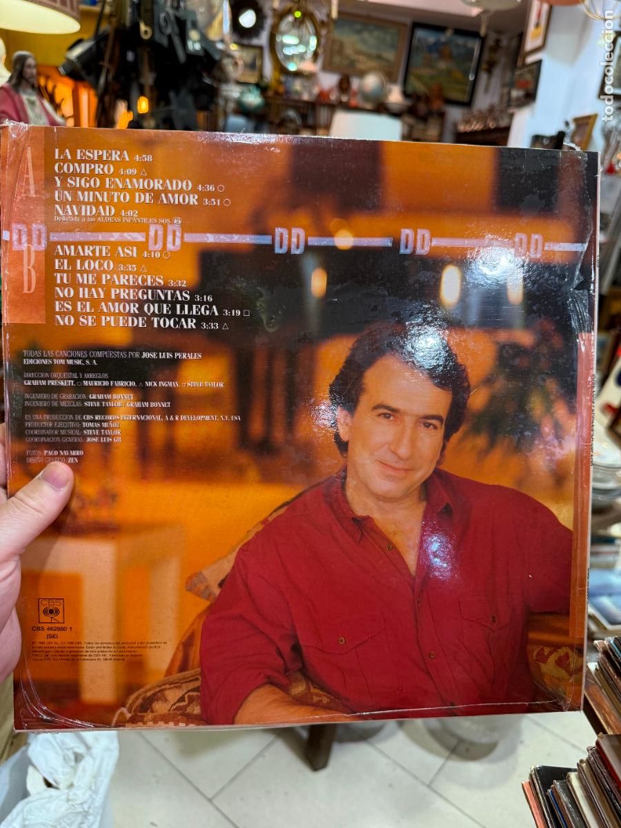 Discos de vinilo: LP JOSE LUIS PERALES - LA ESPERA - Foto 2