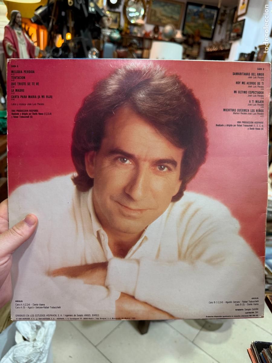 Discos de vinilo: LP JOSE LUIS PERALES - AMANECIENDO EN TI - Foto 2