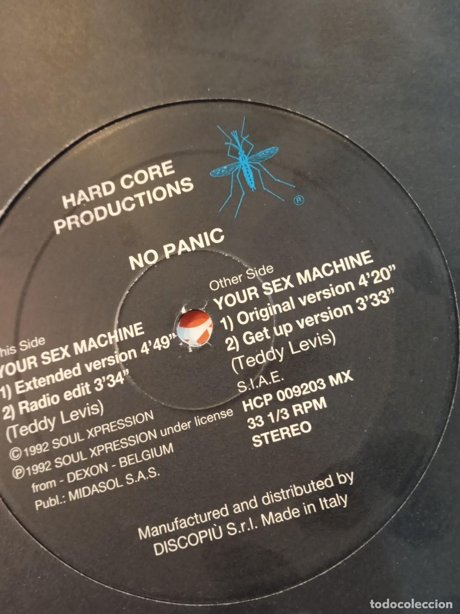 Discos de vinilo: No Panic &ndash; Your Sex Machine. maxisingle. - Foto 2