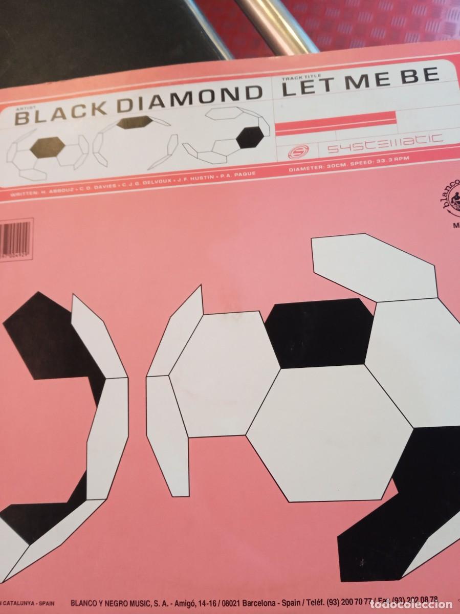 Discos de vinilo: black diamond- let me be. maxisingle. - Foto 2