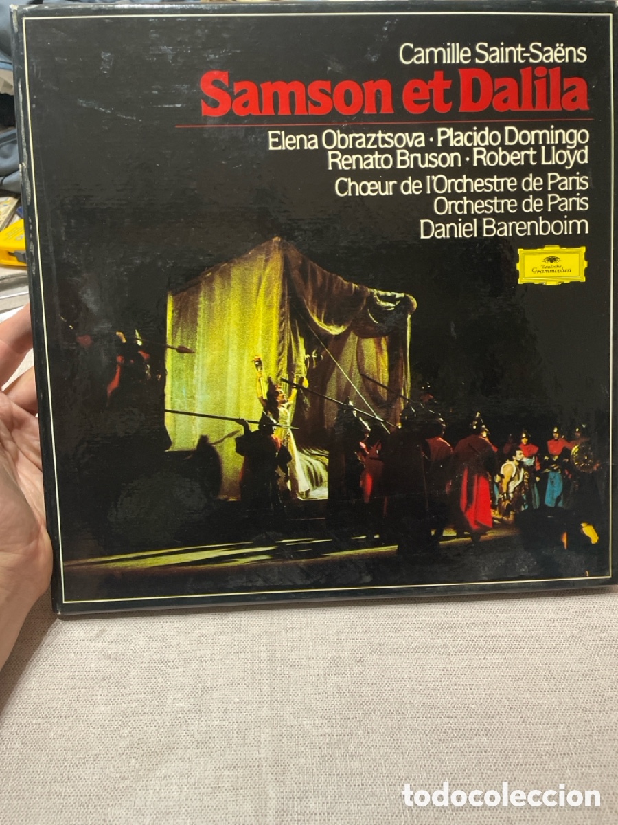 Dischi in vinile: Samson et Dalila &ndash; Pl&aacute;cido Domingo / Barenboim &ndash; Deutsche Grammophon