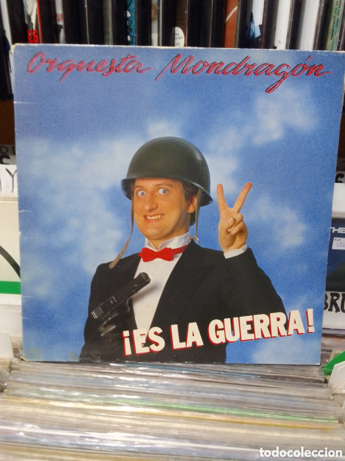 Discos de vinilo: Es la guerra orquesta Mondrag&oacute;n - Foto 1