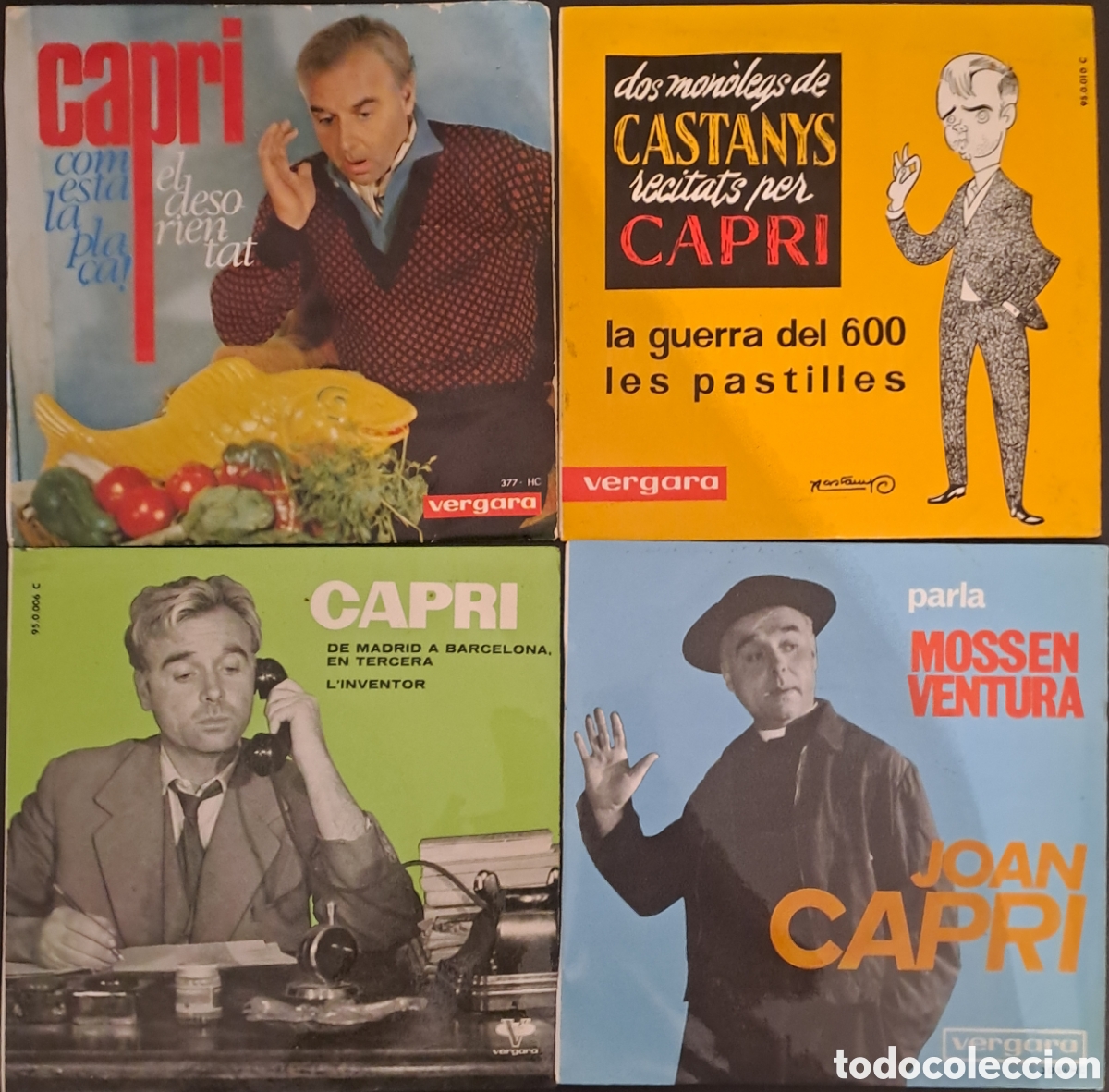 Discos de vinilo: LOTE 8 EP SINGLE JOAN CAPRI. (Casa) - Foto 2