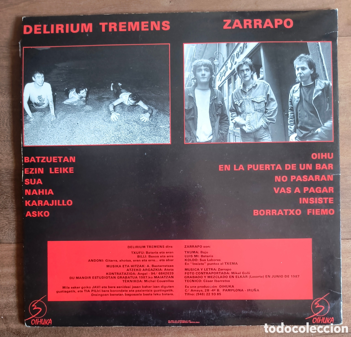 Discos de vinilo: DELIRIUM TREMENS + ZARRAPO - Foto 2