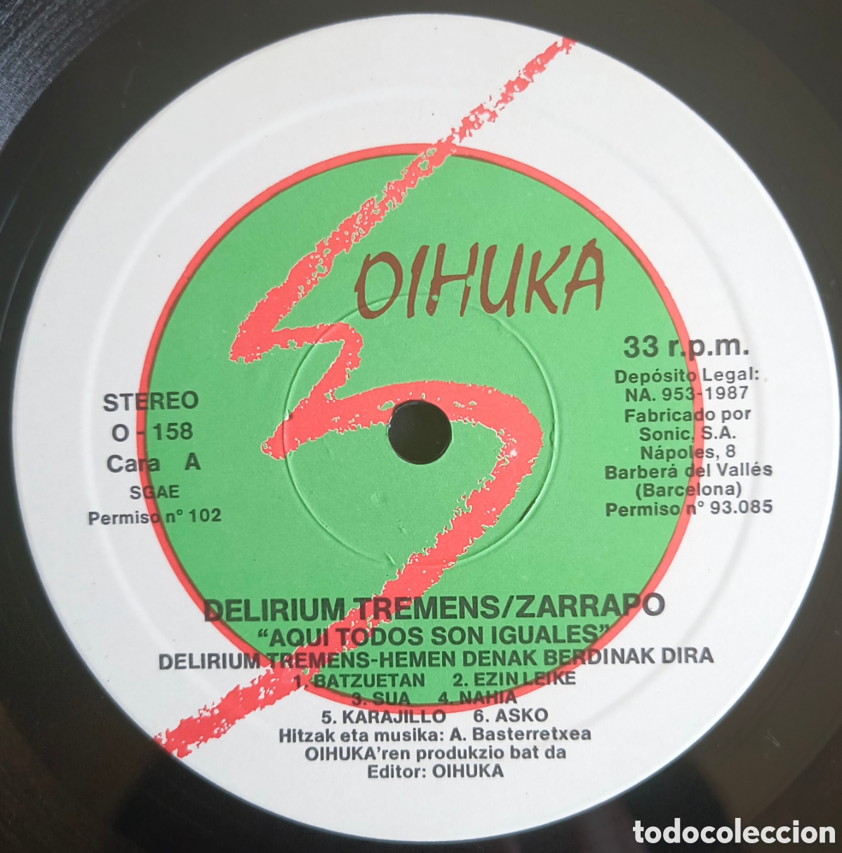 Discos de vinilo: DELIRIUM TREMENS + ZARRAPO - Foto 3