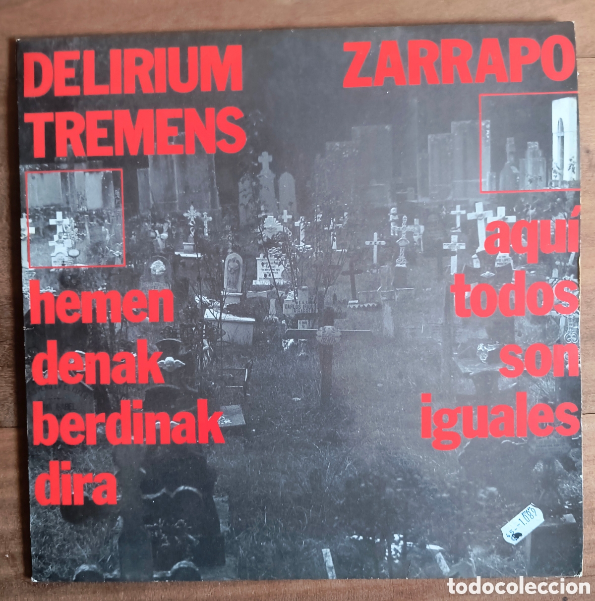 Discos de vinilo: DELIRIUM TREMENS + ZARRAPO - Foto 1