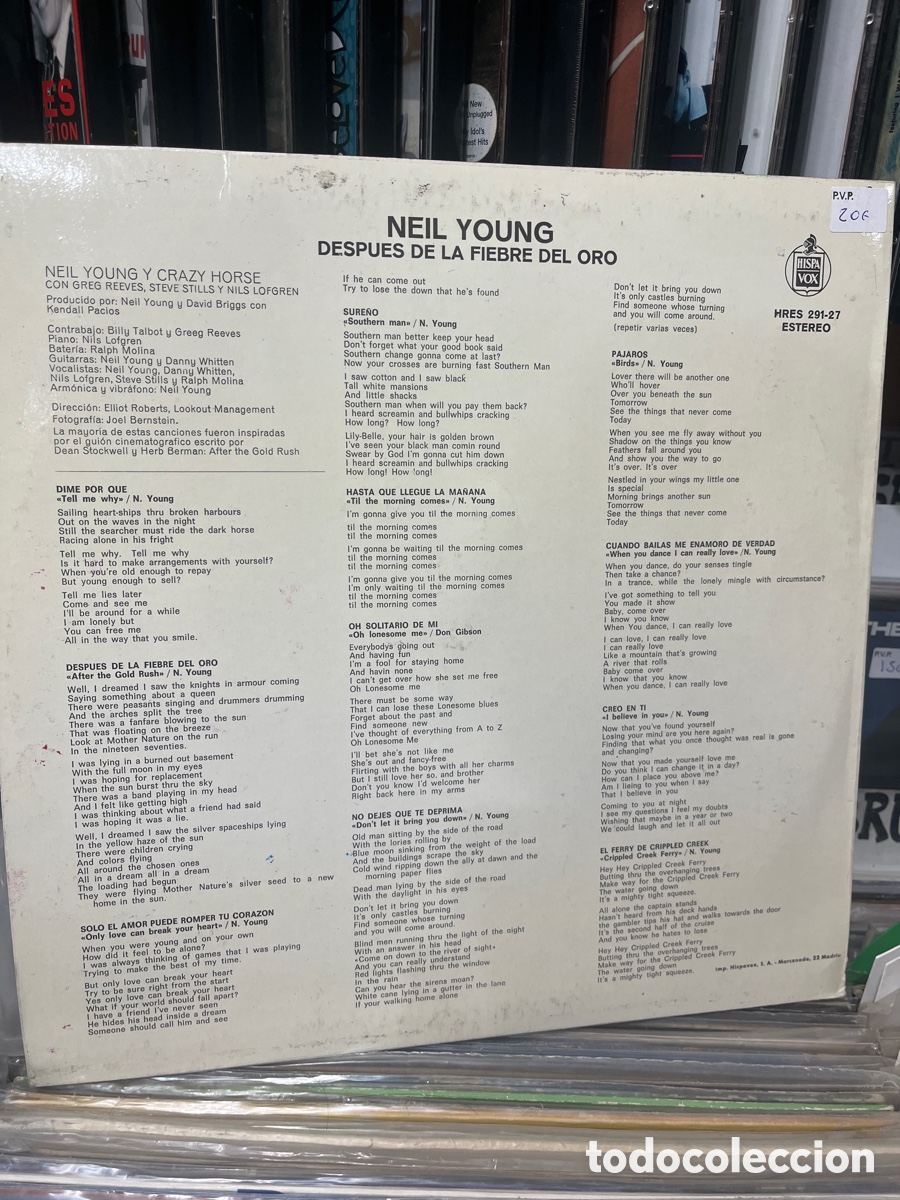 Discos de vinilo: after the gold rush neil young - Foto 2