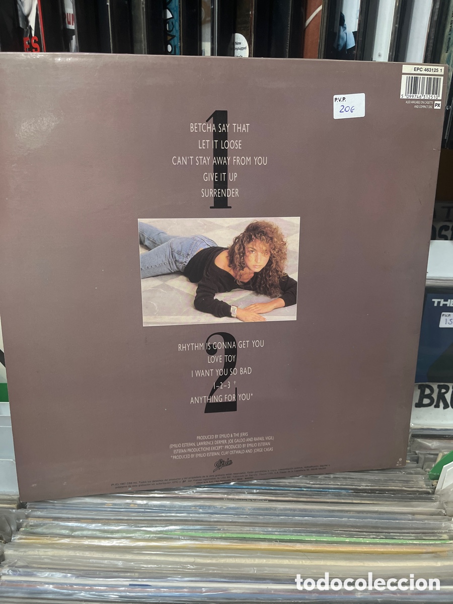 Discos de vinilo: gloria estefan anything for you - Foto 2