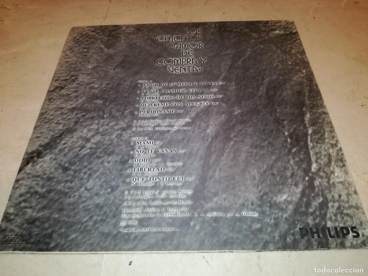 Discos de vinilo: LOS CHICHOS-AMOR DE COMPRA Y VENTA-PHILIPS - Foto 2