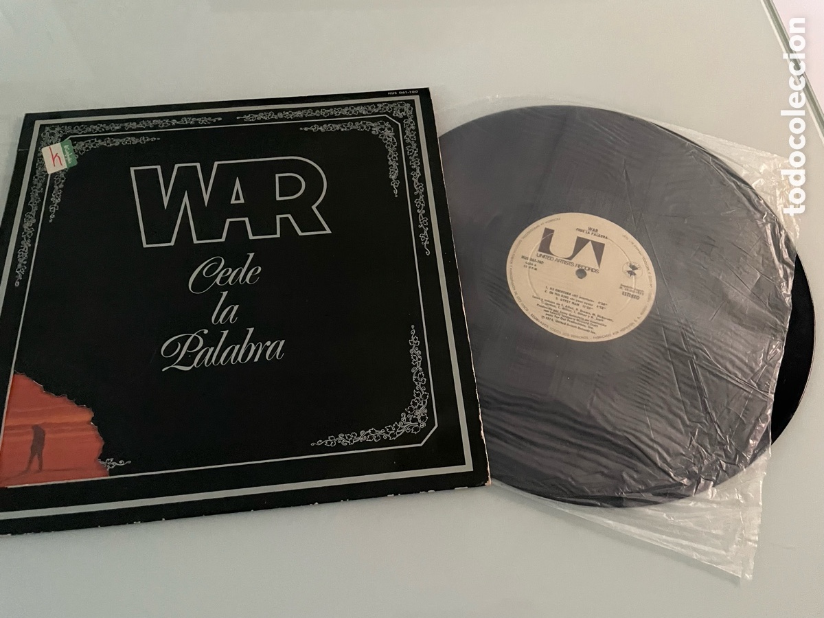 Discos de vinilo: Disco vinilo.- WAR: Cede la palabra. UA Records 1973 - Foto 2