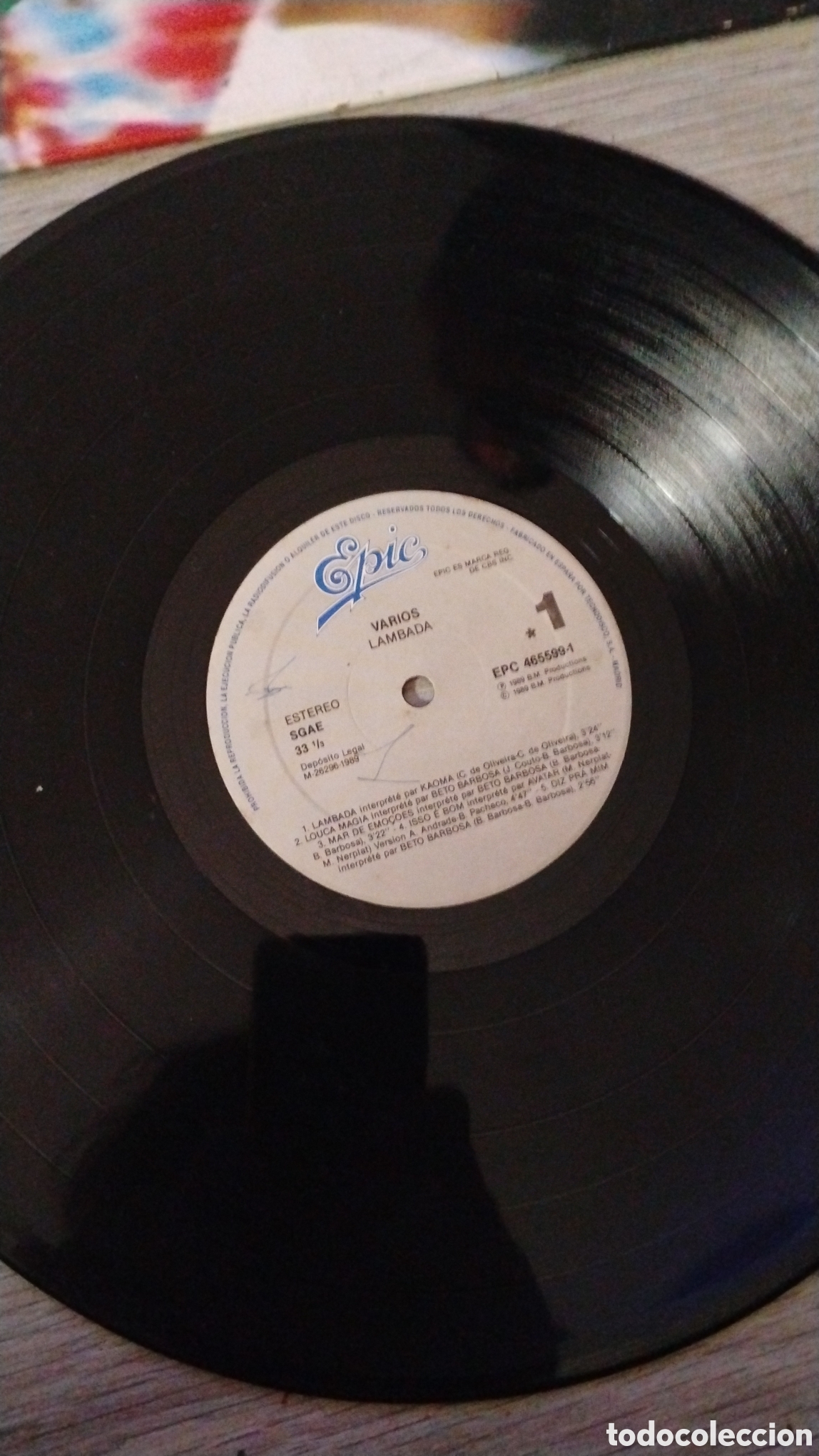 Discos de vinilo: KAOMA-LAMBADA-MAXI-EPIC/SPAIN-IB - Foto 3