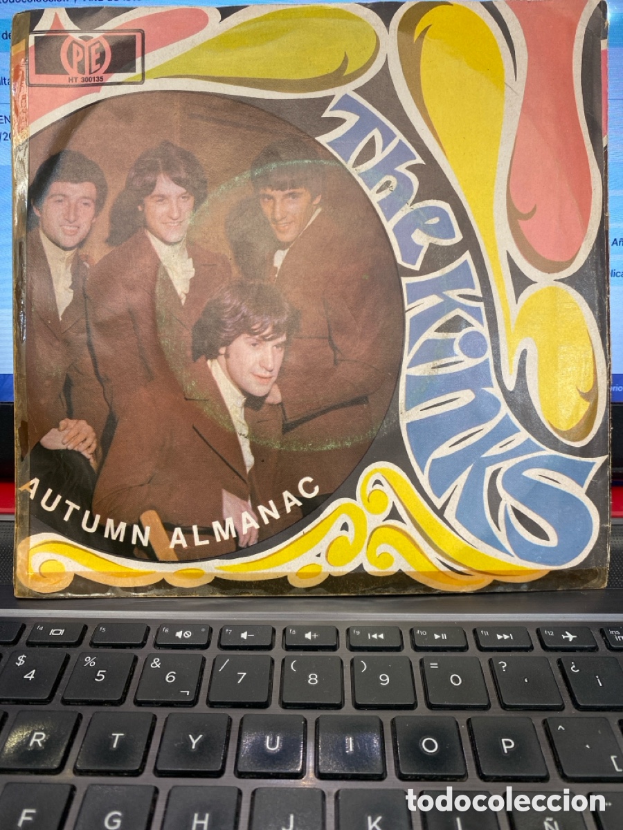 Discos de vinilo: THE KINKS - DAVID WATTS + AUTUMN ALMANAC SINGLE GERMANY - Foto 1