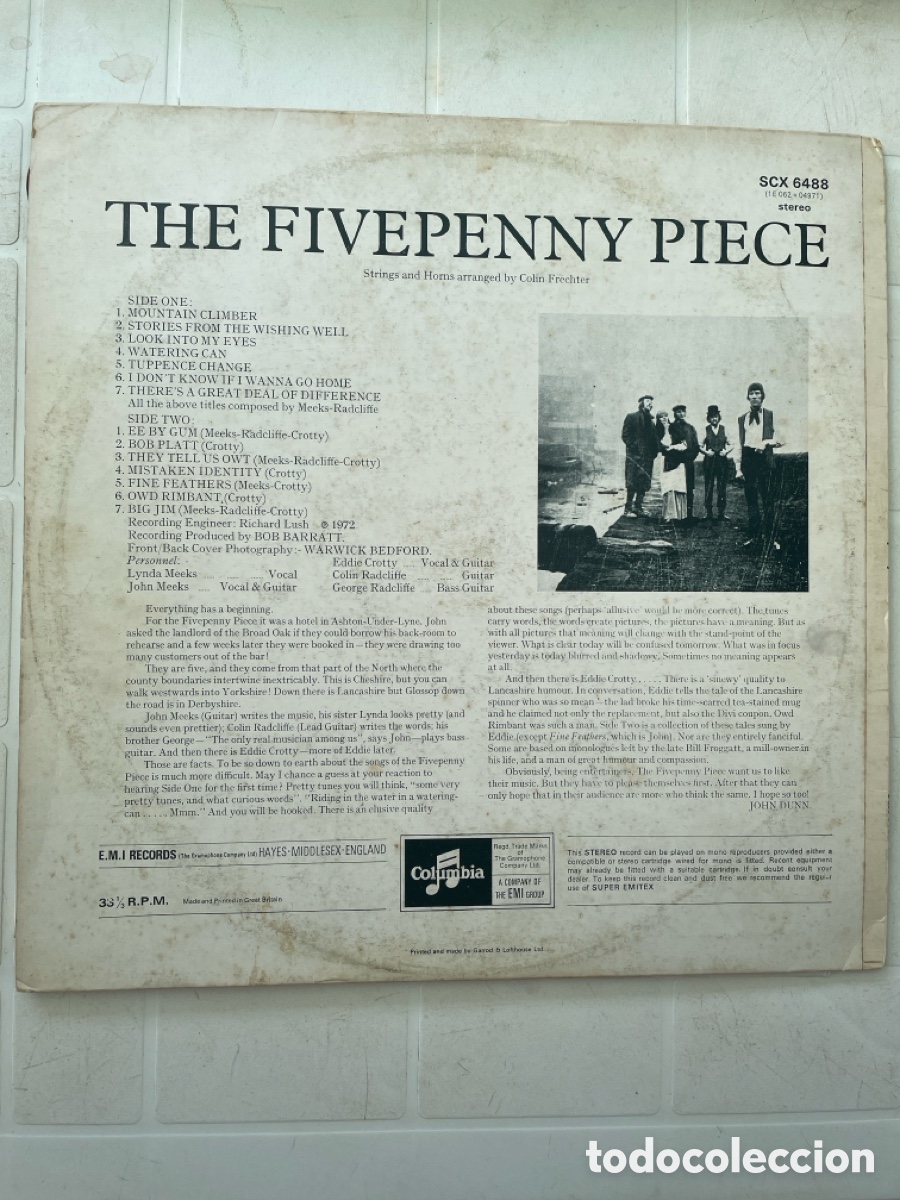 Discos de vinilo: 1972 LP Fivepenny Piece SCX6488 (Copy 2) - Foto 2