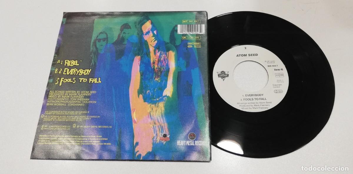 Discos de vinilo: SCO103-Atom Seed - Rebel (7&rdquo;, Single) - Foto 2
