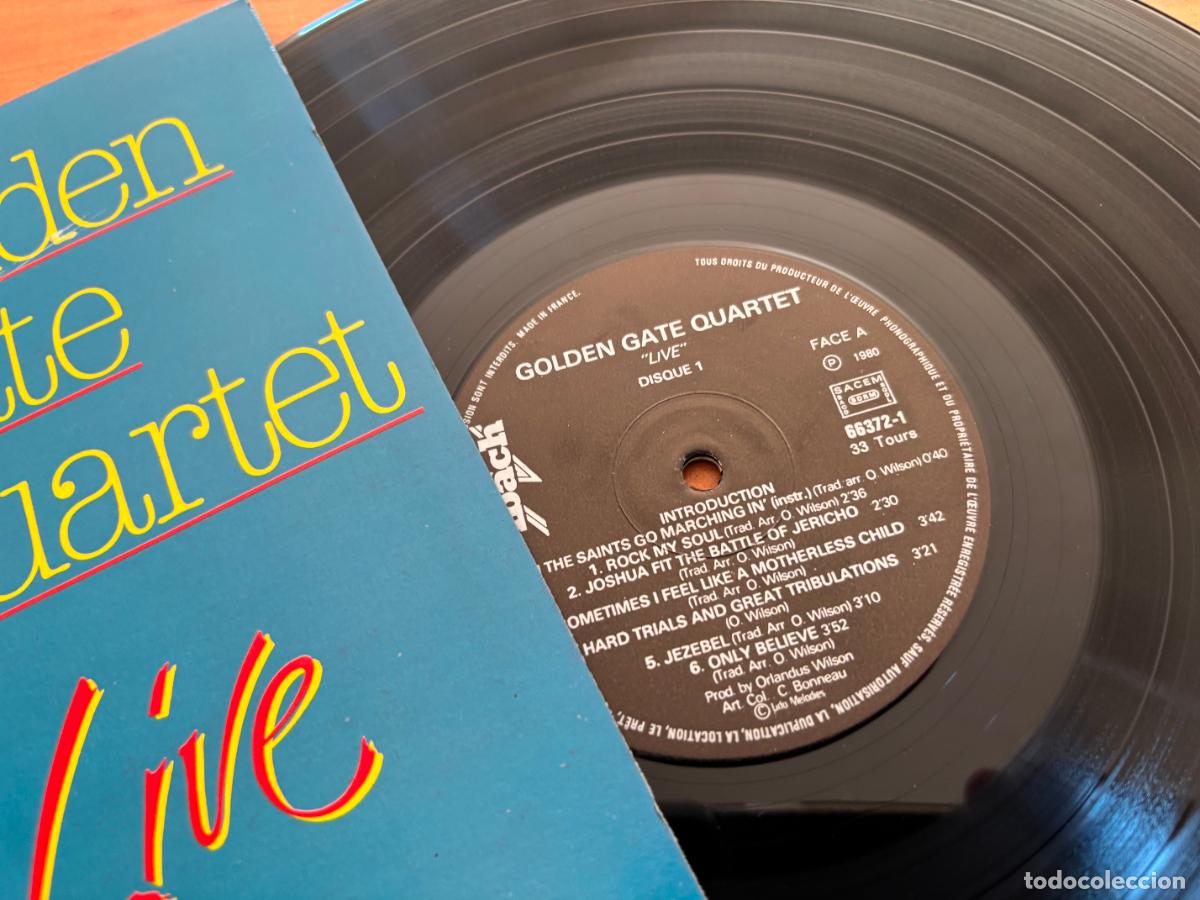 Discos de vinilo: THE GOLDEN GATE QUARTET (LIVE) 2 x LP (B-54) - Foto 2