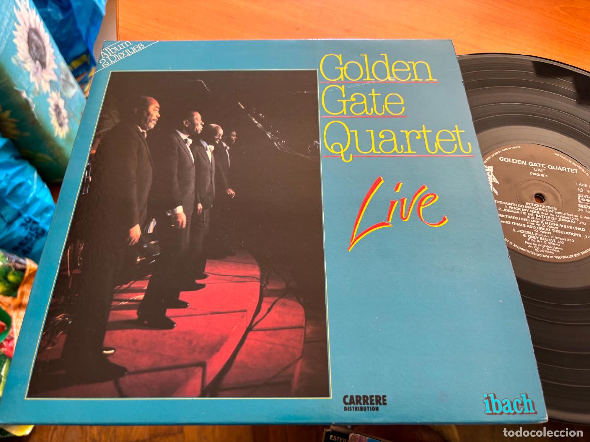 Discos de vinilo: THE GOLDEN GATE QUARTET (LIVE) 2 x LP (B-54) - Foto 1