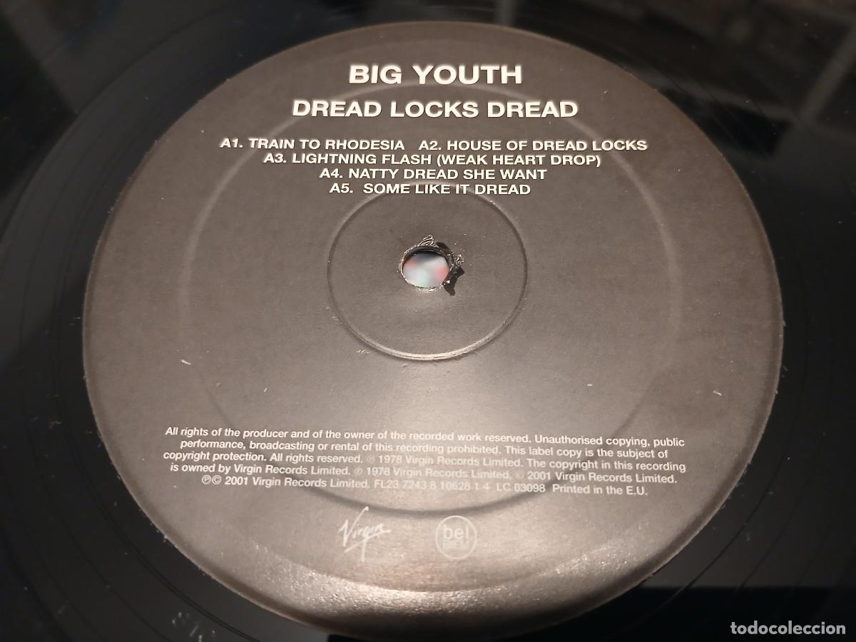 Discos de vinilo: Big Youth -Dread locks dread- (2001) LP disco vinilo - Foto 2