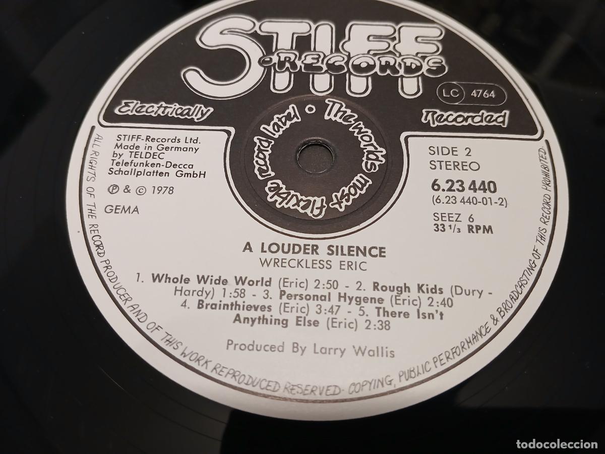 Discos de vinilo: Wreckless Eric -Wreckless Eric- (1978) LP disco vinilo - Foto 2