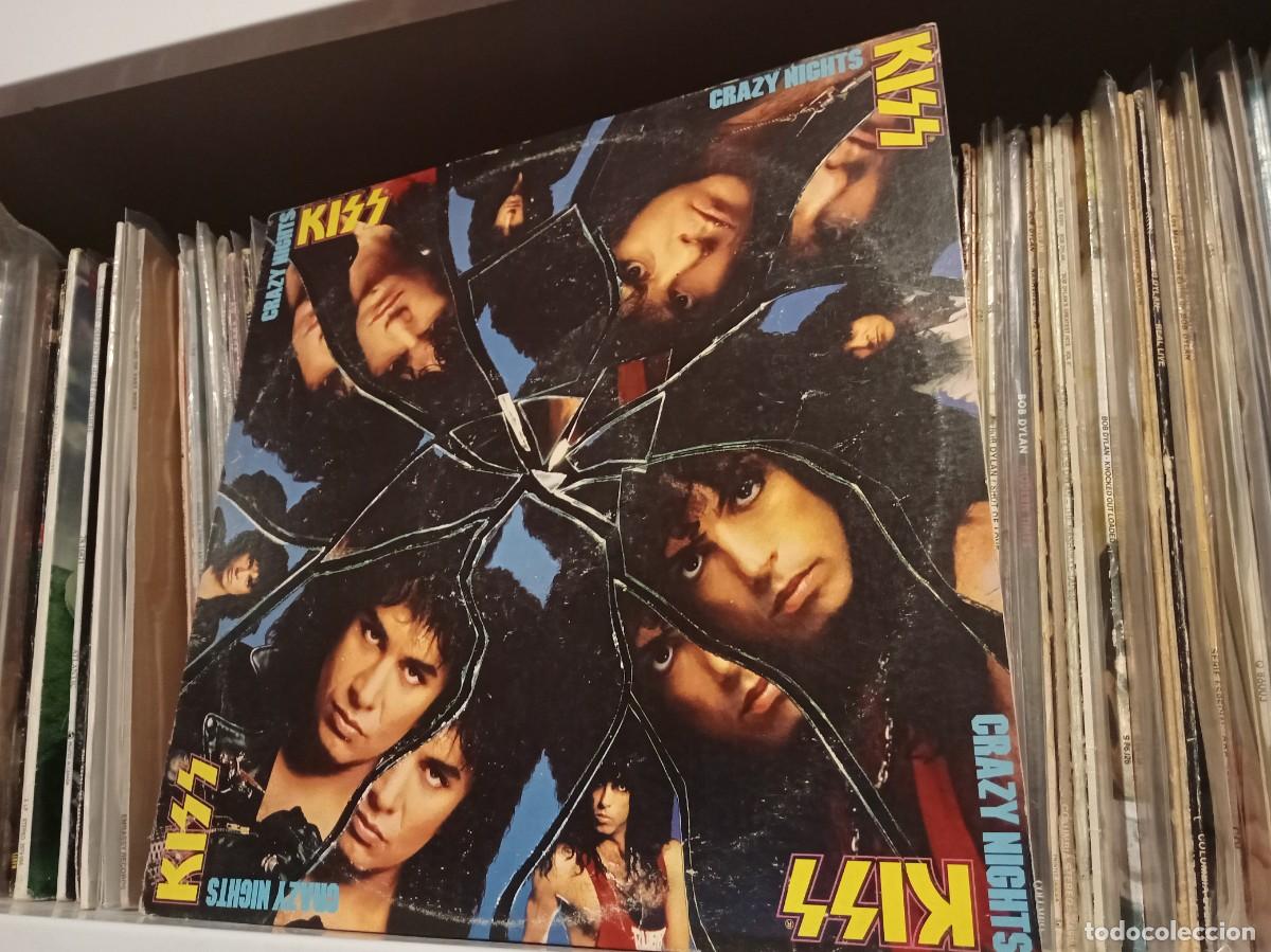 Discos de vinilo: Kiss &lrm;&ndash; Crazy Nights - lp US 1987 - Foto 1