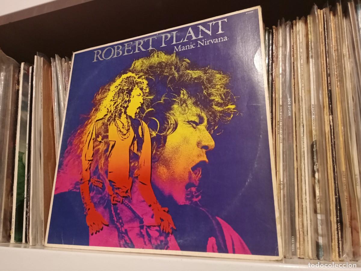 Discos de vinilo: Robert Plant &lrm;&ndash; Manic Nirvana - lp Brazil 1990 - Foto 1