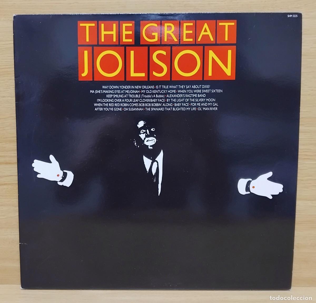 Discos de vinilo: LP / VINILO - AL JOLSON - THE GREAT JOLSON - Foto 1