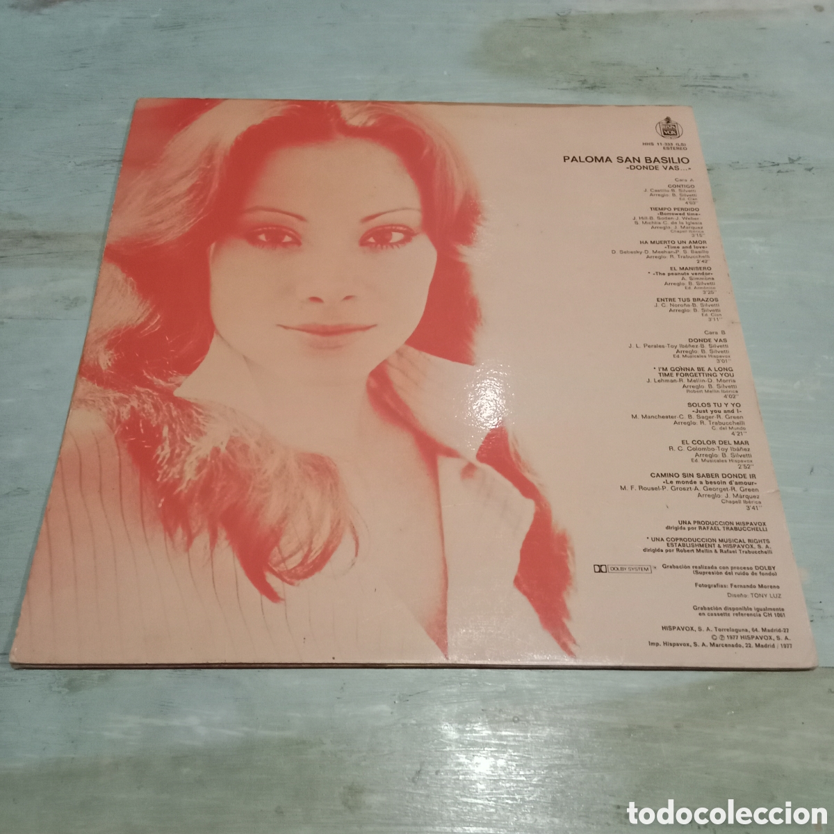 Discos de vinilo: PALOMA SAN BASILIO - DONDE VAS... - LP - Foto 2