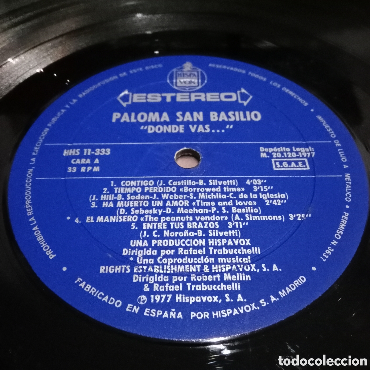 Discos de vinilo: PALOMA SAN BASILIO - DONDE VAS... - LP - Foto 4