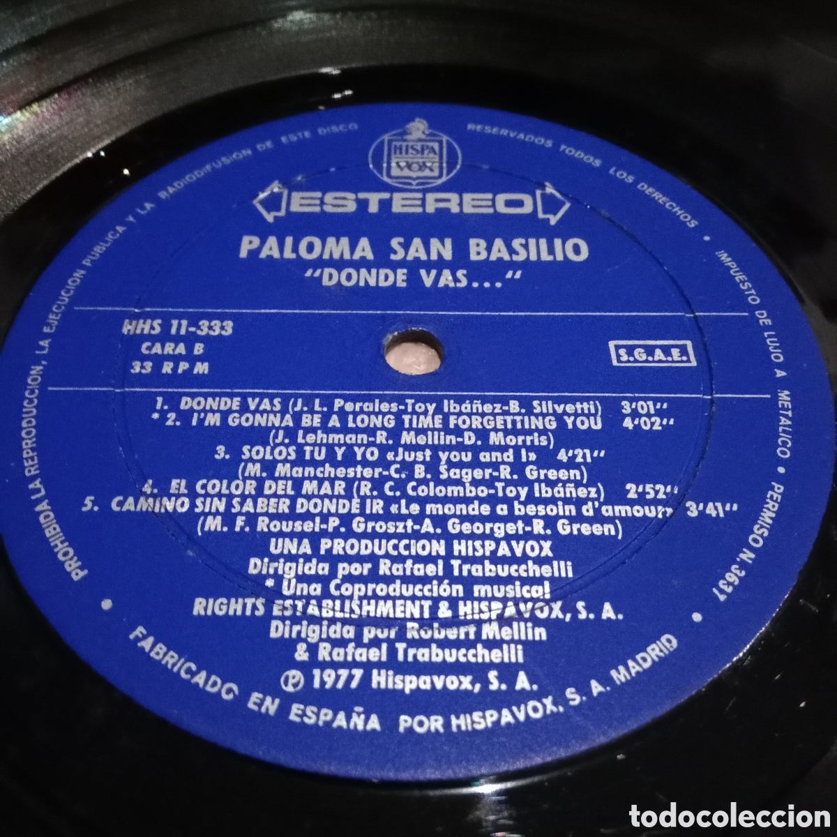 Discos de vinilo: PALOMA SAN BASILIO - DONDE VAS... - LP - Foto 5
