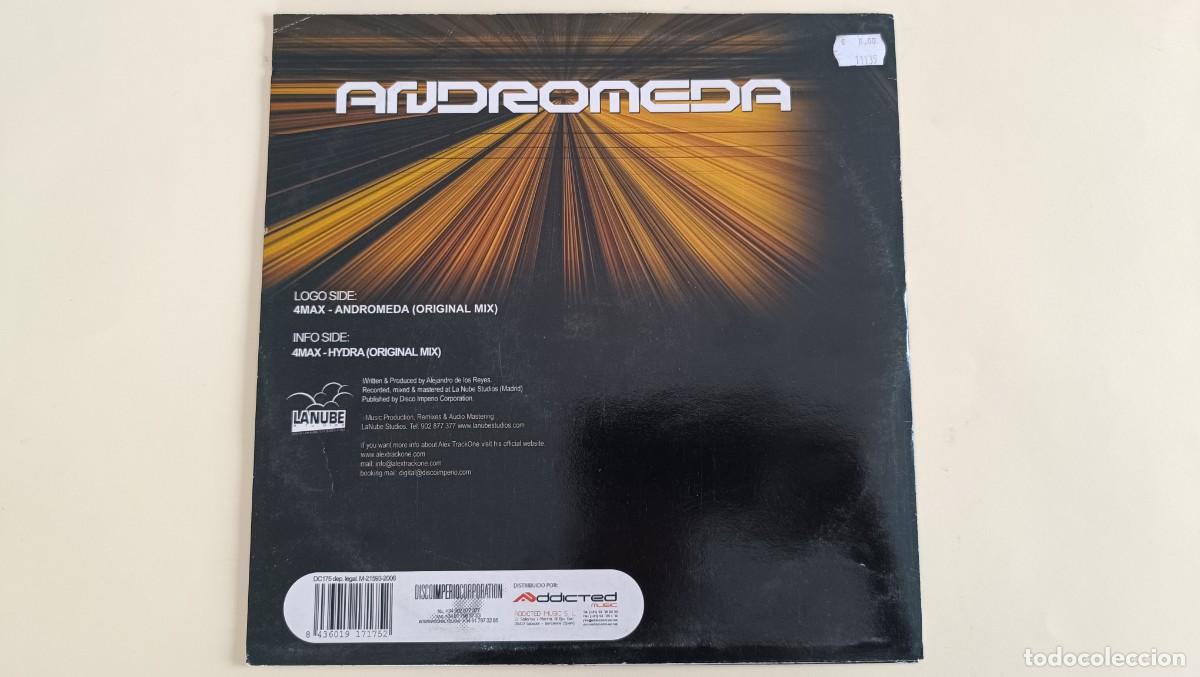 Discos de vinilo: Alex Trackone / 4Max &ndash; Andromeda - Foto 2