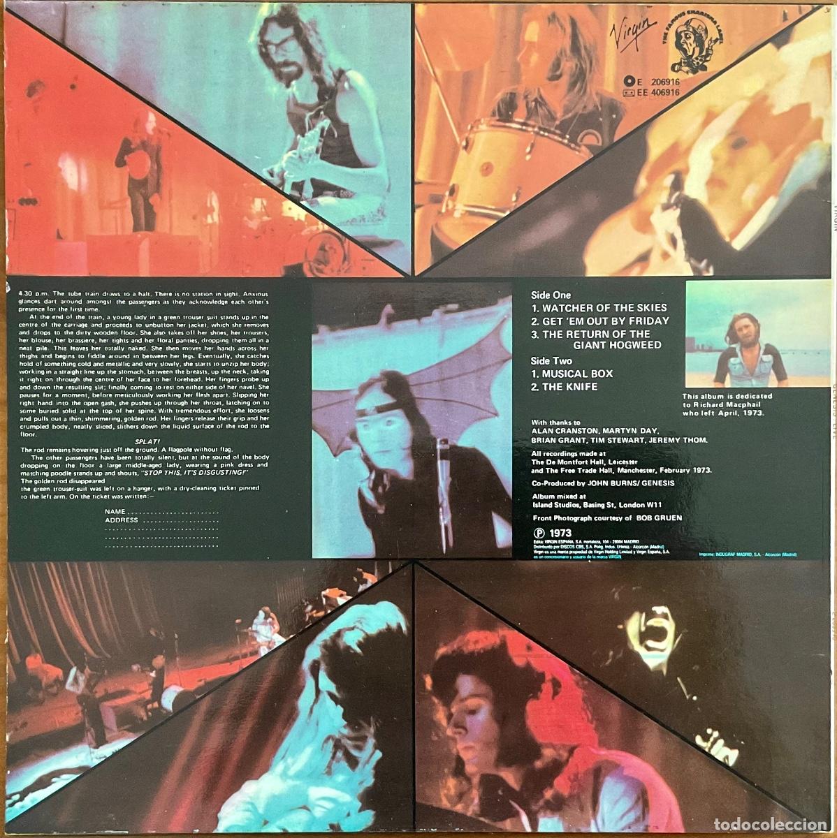 Discos de vinilo: GENESIS - GENESIS LIVE - Foto 2