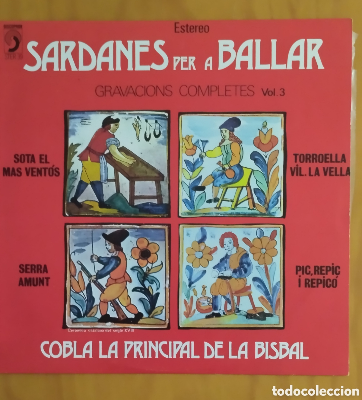Discos de vinilo: 4 LP SARDANES PER A BALLAR, COMPLETES - Foto 4