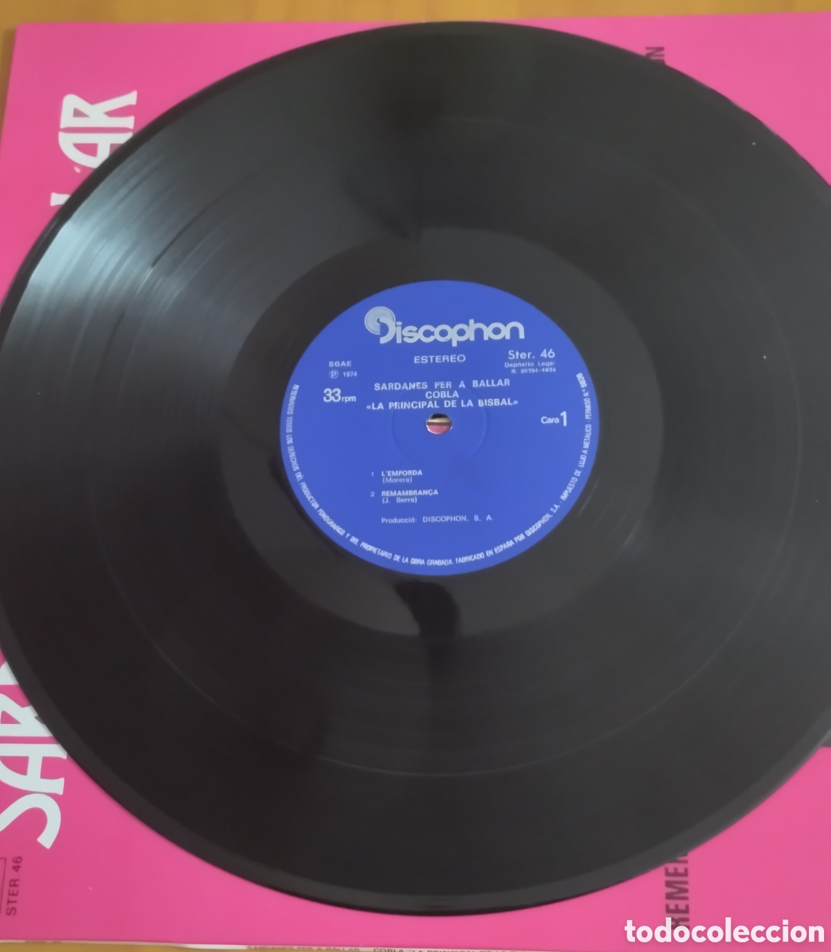 Discos de vinilo: 4 LP SARDANES COMPLETES PER A BALLAR - Foto 6