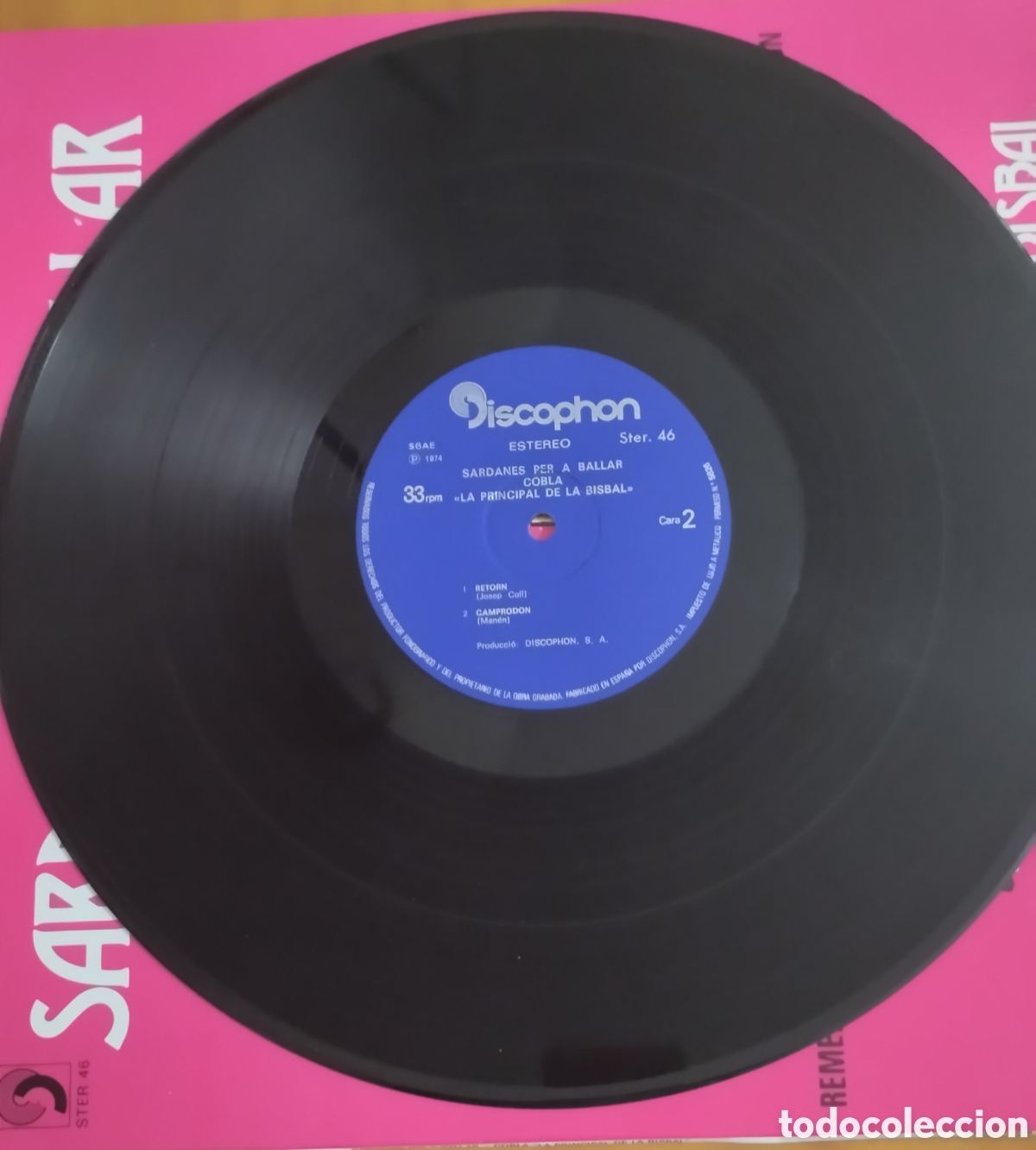 Discos de vinilo: 4 LP SARDANES COMPLETES PER A BALLAR - Foto 7