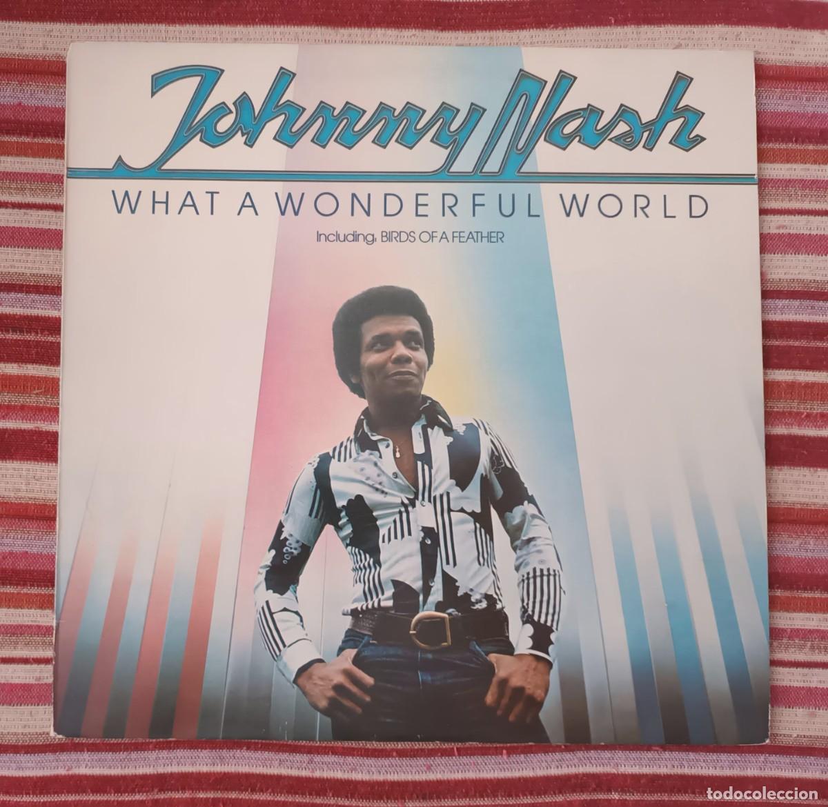 Discos de vinilo: JOHNNY NASH - WHAT A WONDERFUL WORLD - LP - Foto 1