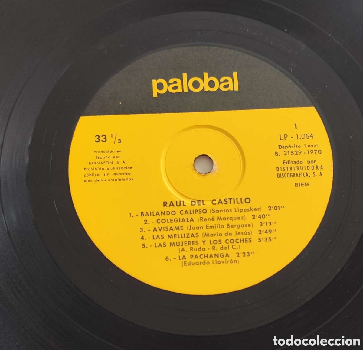 Discos de vinilo: RAUL DEL CASTILLO - RAUL DEL CASTILLO - Foto 2