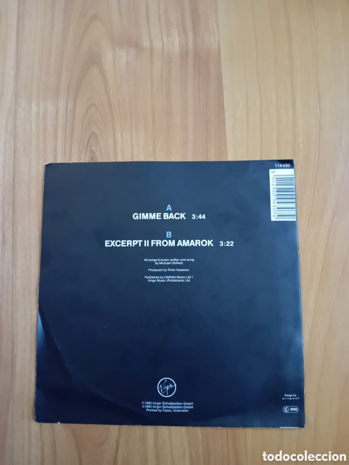 Discos de vinilo: MICHAEL OLDFIELD. GIMME BACK - Foto 2